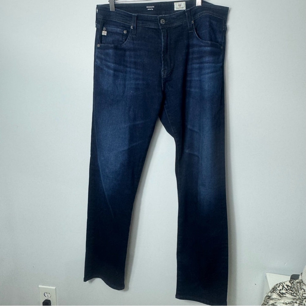 AG Adrand Goldschmeid Men's Graduate Tailred leg jean 34x32 2094